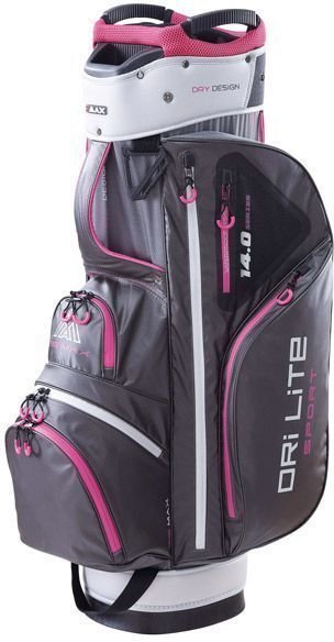 Golf Bag Big Max Dri Lite Sport Charcoal/Silver/Fuchsia Golf Bag