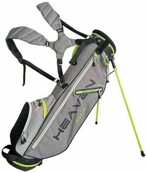 Golfbag Big Max Heaven 6 Charcoal/Black/Lime Golfbag - 1