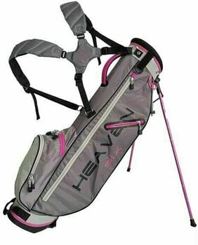 Golf Bag Big Max Heaven 6 Charcoal/Silver/Fuchsia Golf Bag - 1
