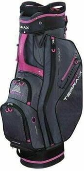 Borsa da golf Cart Bag Big Max Terra X Charcoal/Black/Fuchsia Borsa da golf Cart Bag - 1