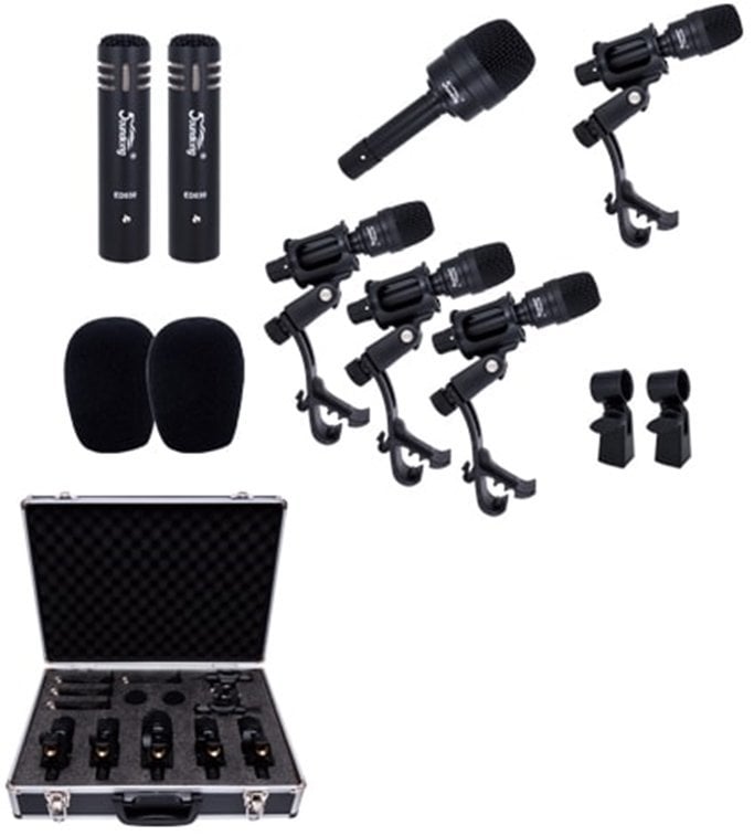 Microphone Set for Drums Soundking EF072B Microphone Set for Drums