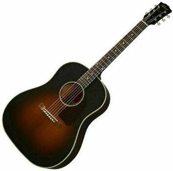 Dreadnought elektro-akoestische gitaar Gibson 1942 Banner J-45 Vintage Sunburst - 1