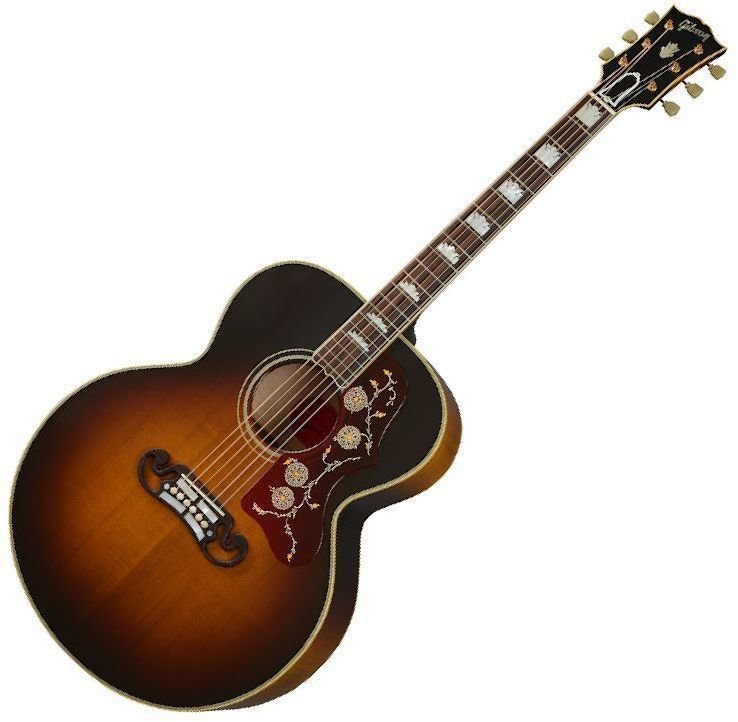 Guitarra jumbo Gibson 1957 SJ-200 Vintage Sunburst