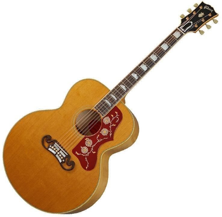 Jumbo akoestische gitaar Gibson 1957 SJ-200 Antique Natural