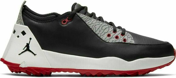 Calzado de golf para hombres Nike Jordan ADG 2 Black/Black/Summit White/University Red 45,5 - 1