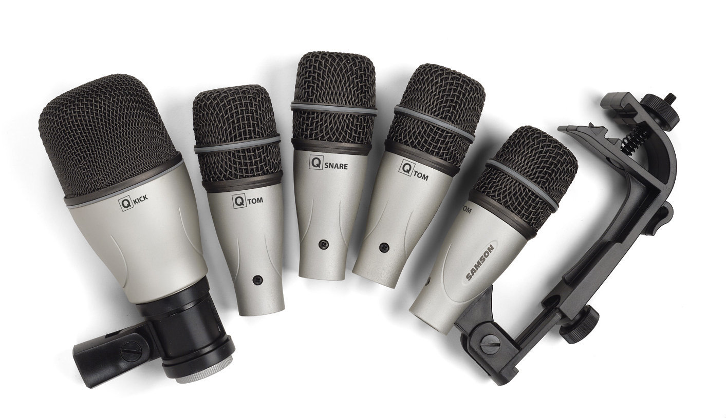 Mikrofon-Set für Drum Samson 5Kit