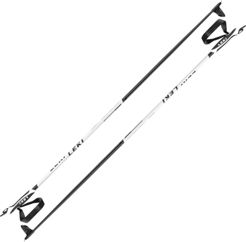 Bâtons de ski Leki Poles Cross Soft Noir-Blanc
