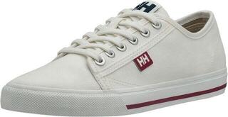 Helly Hansen W Fjord Canvas Shoe V2 Off White/Beet Red/Navy