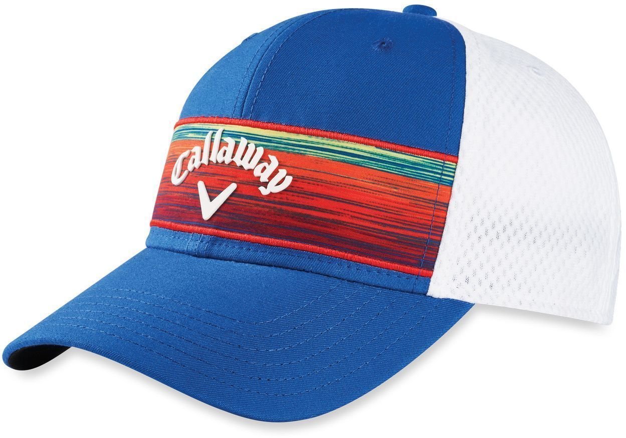 Καπέλο Callaway Stripe Mesh Cap Royale/White/Red