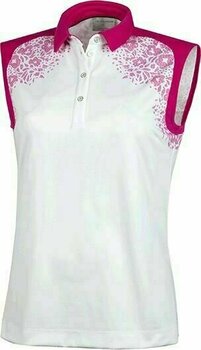 Polo majice Galvin Green Meja Ventil8+ White/Deep Pink L - 1