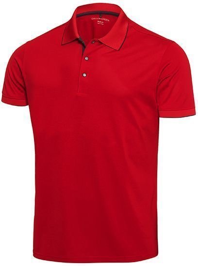 Chemise polo Galvin Green Marty Tour Black/Red S