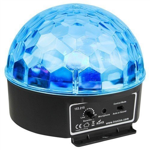 Valaistustehoste BeamZ Mini Half Ball 6x 3W RGBAW LED IR Valaistustehoste