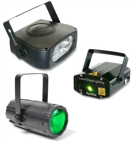 Conjuntos de luces BeamZ Light Set 4 Laser LED Effect and Strobo
