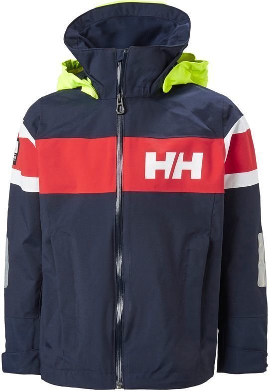 Vêtements de navigation pour enfants Helly Hansen JR Salt 2 Jacket Navy 152