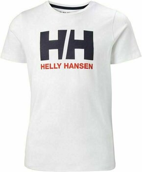 Sejlertøj til børn Helly Hansen JR Logo T-Shirt hvid 152 - 1