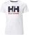 Odzież żeglarska dla dzieci Helly Hansen JR Logo T-Shirt Biała 140 (Uszkodzone)