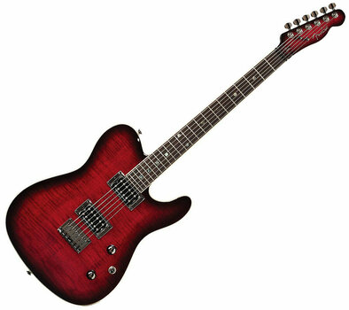 Electric guitar Fender Special Edition Custom Telecaster FMT HH RW Black Cherry Burst - 1