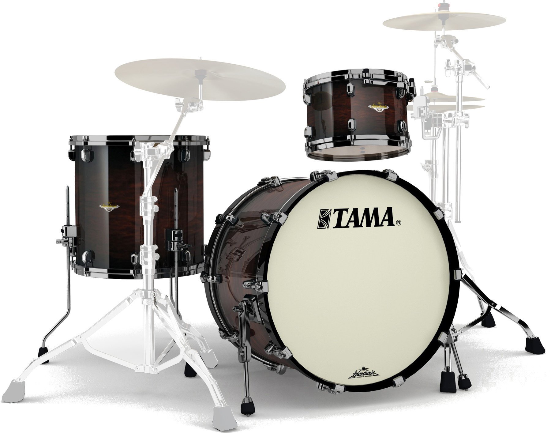 Akoestisch drumstel Tama MA30CMBNS Starclassic Maple Dark Mocha Burst