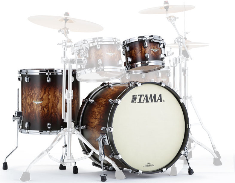 Akustik-Drumset Tama MA30CMBNS Starclassic Maple Molten Satin Brown Burst