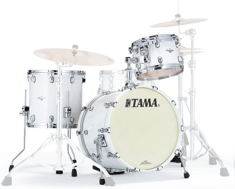 Set akustičnih bubnjeva Tama MA30CMBNS Starclassic Maple Piano White