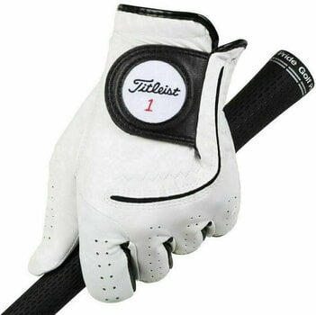 Gloves Titleist Players Flex Mens Golf Glove 2020 Left Hand for Right Handed Golfers White S - 1