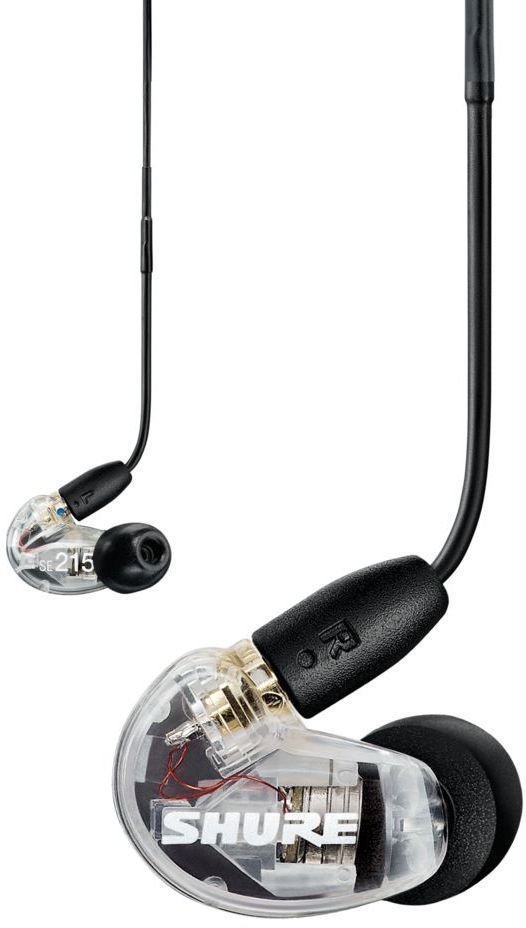 Słuchawki douszne Shure SE215-CL+UNI-EFS Czarny