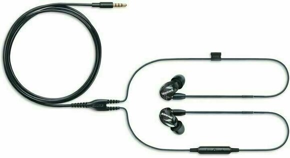 In-Ear Headphones Shure SE215-K+UNI-EFS Black - 1