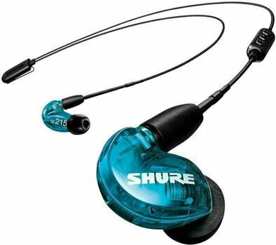 Slušalke za v uho Shure SE215SPE-B+BT2-EFS Modra - 1