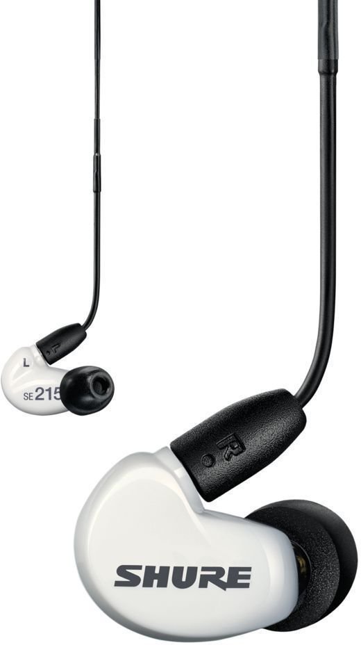 Căști In-Ear standard Shure SE215SPE-W+UNI-EFS Alb