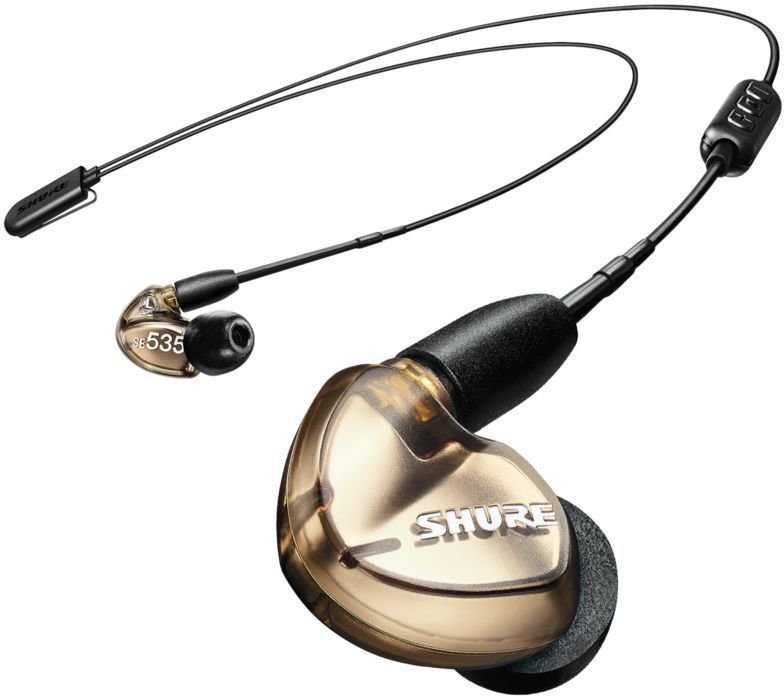 In-Ear -kuulokkeet Shure SE535-V+UNI-EFS Champagne