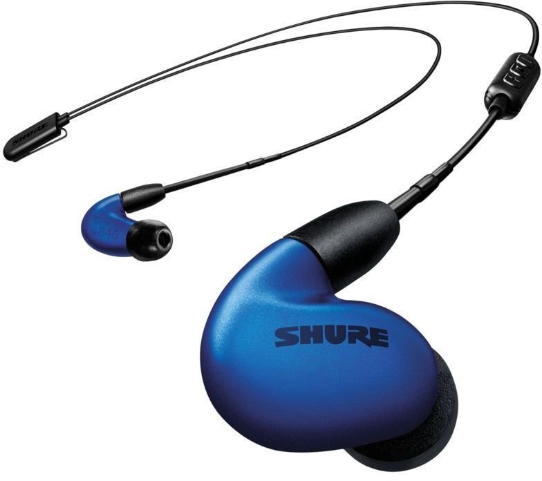 Sluchátka do uší Shure SE846-BLU+BT2-EFS Modrá
