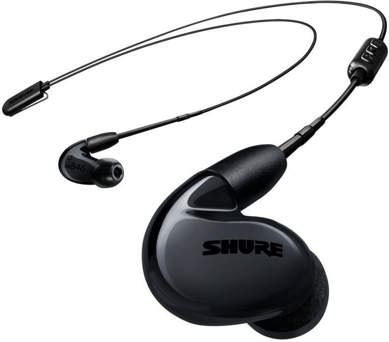 In-ear draadloze koptelefoon Shure SE846-K+BT2-EFS Zwart