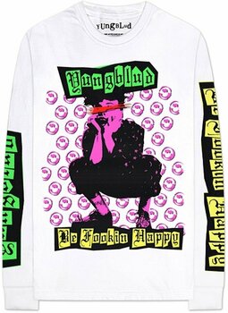 T-shirt Yungblud T-shirt Unisex Long Sleeved Tee Punker (Arm & Back Print) JH Branco L - 1