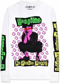 Košulja Yungblud Košulja Unisex Long Sleeved Tee Punker (Arm & Back Print) White L - 1