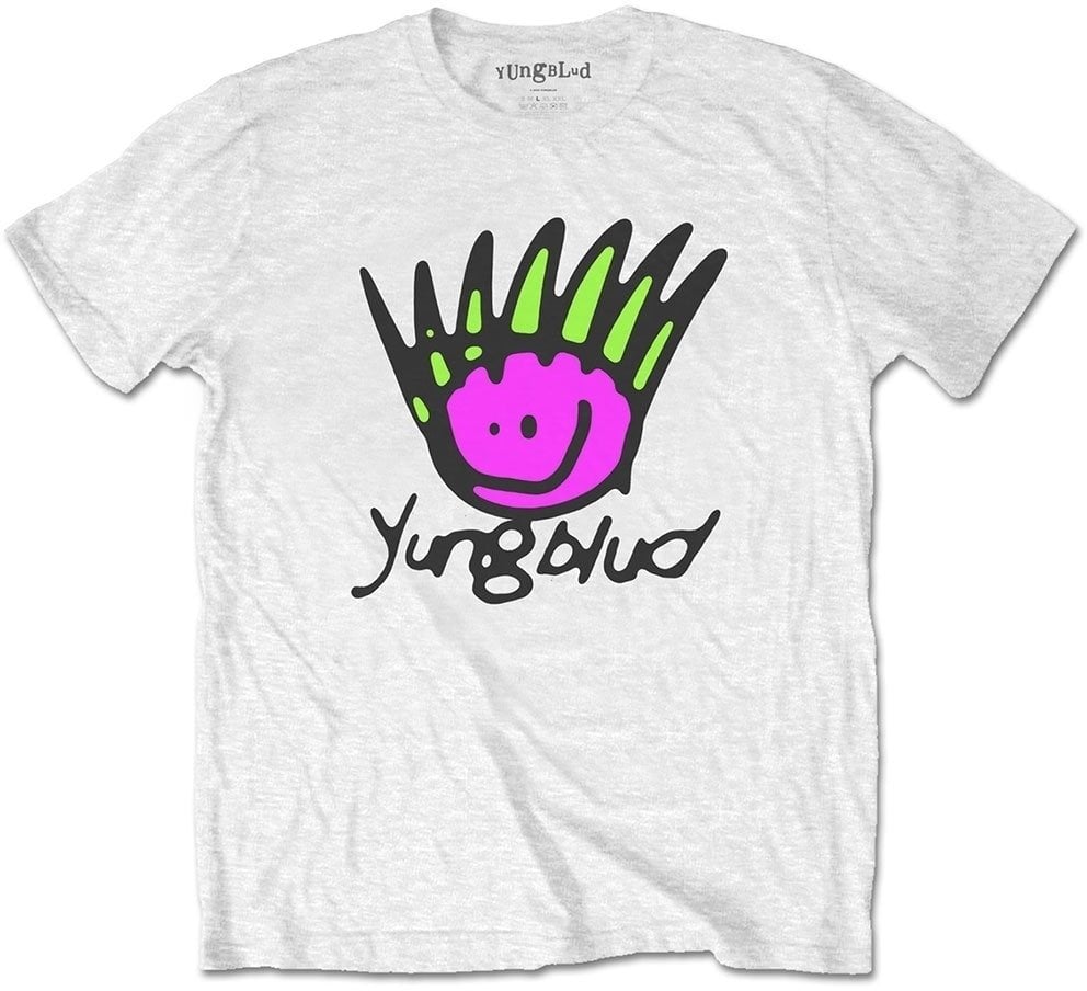 Yungblud Tricou Face White S