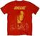 Camiseta de manga corta Billie Eilish Camiseta de manga corta Racer Logo Jumbo Rojo XL