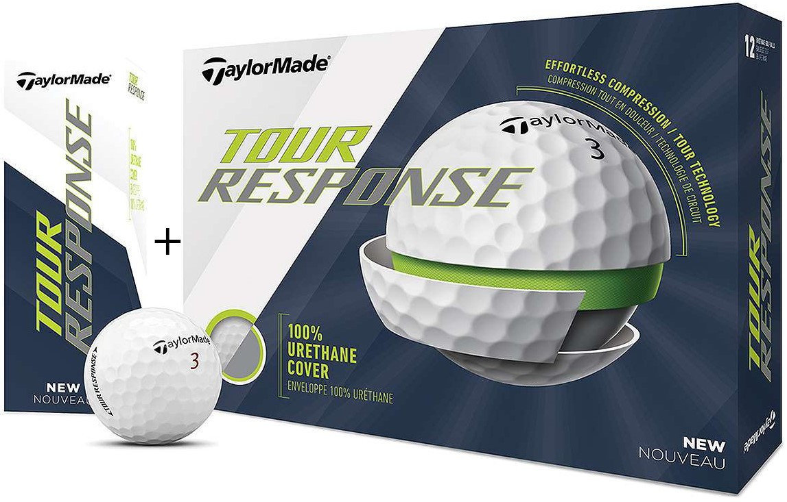 Nova loptica za golf TaylorMade Tour Response 15 Golf Balls White