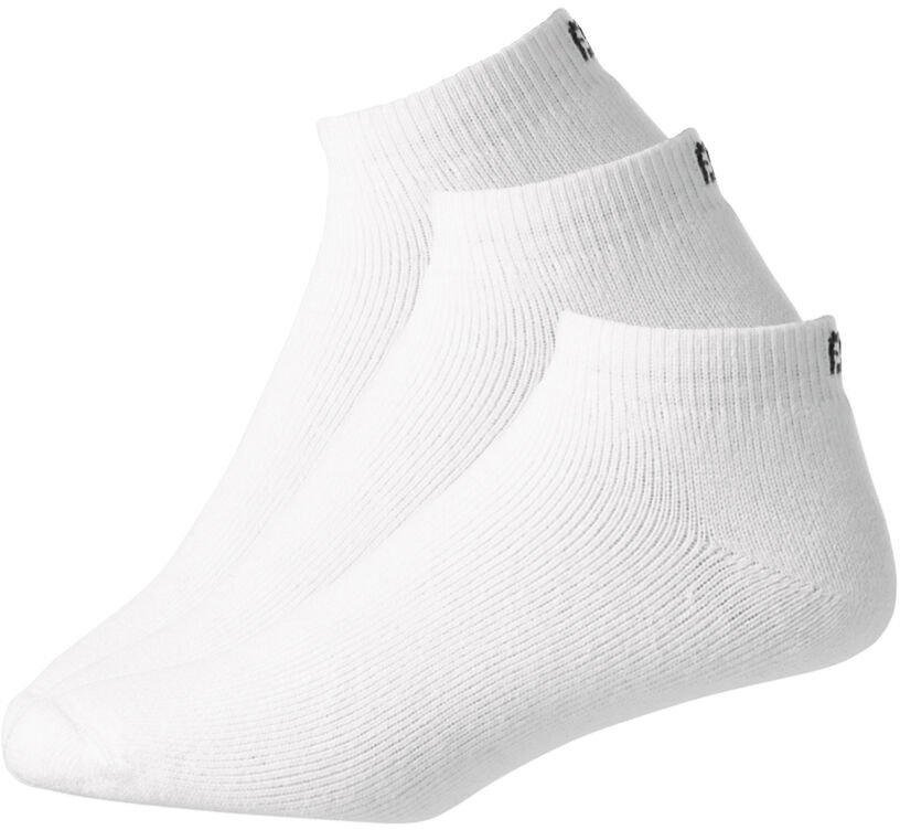 Meias Footjoy ComfortSof Mens Socks White 3-Pairs