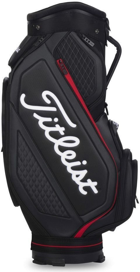 Golf torba Cart Bag Titleist Jet Black Midsize Black Golf torba Cart Bag
