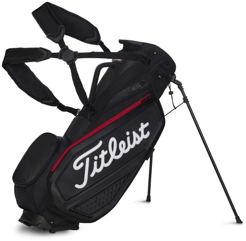 Чантa за голф Titleist Jet Black Black Чантa за голф