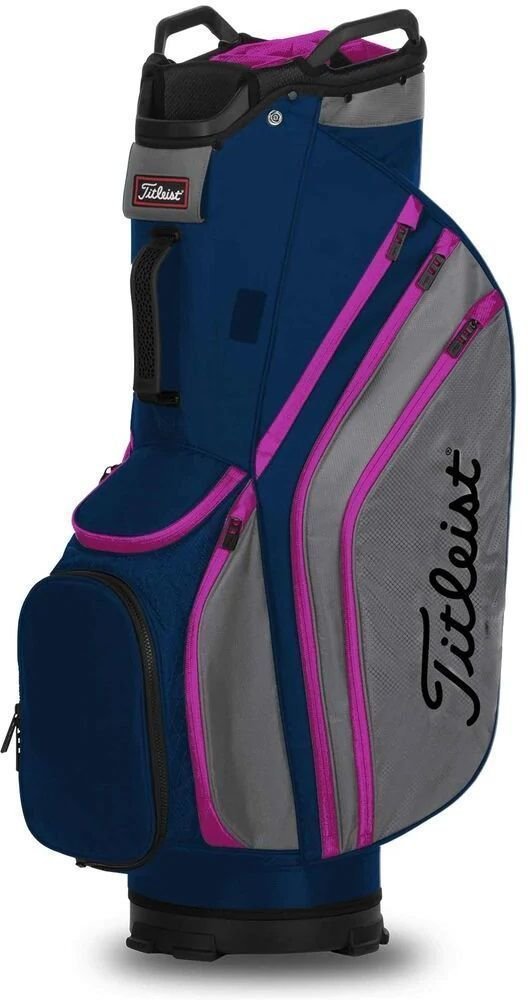 Golf Bag Titleist Cart 14 Lightweight Navy/Graphite/Magenta Golf Bag