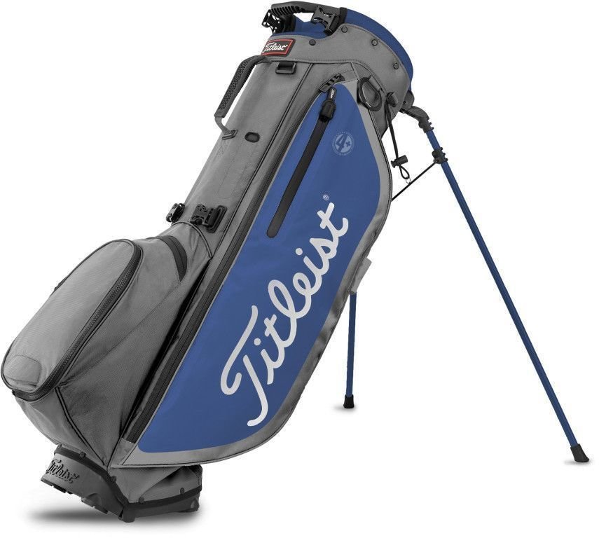 Saco de golfe Titleist Players 4 Plus Stand Bag Charcoal/Royal/Black