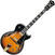 Semi-akoestische gitaar Ibanez GB10SE-BS Brown Sunburst