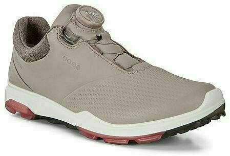 Női golfcipők Ecco Biom Hybrid 3 Womens Golf Shoes BOA Grey Rose/Petal 40 - 1