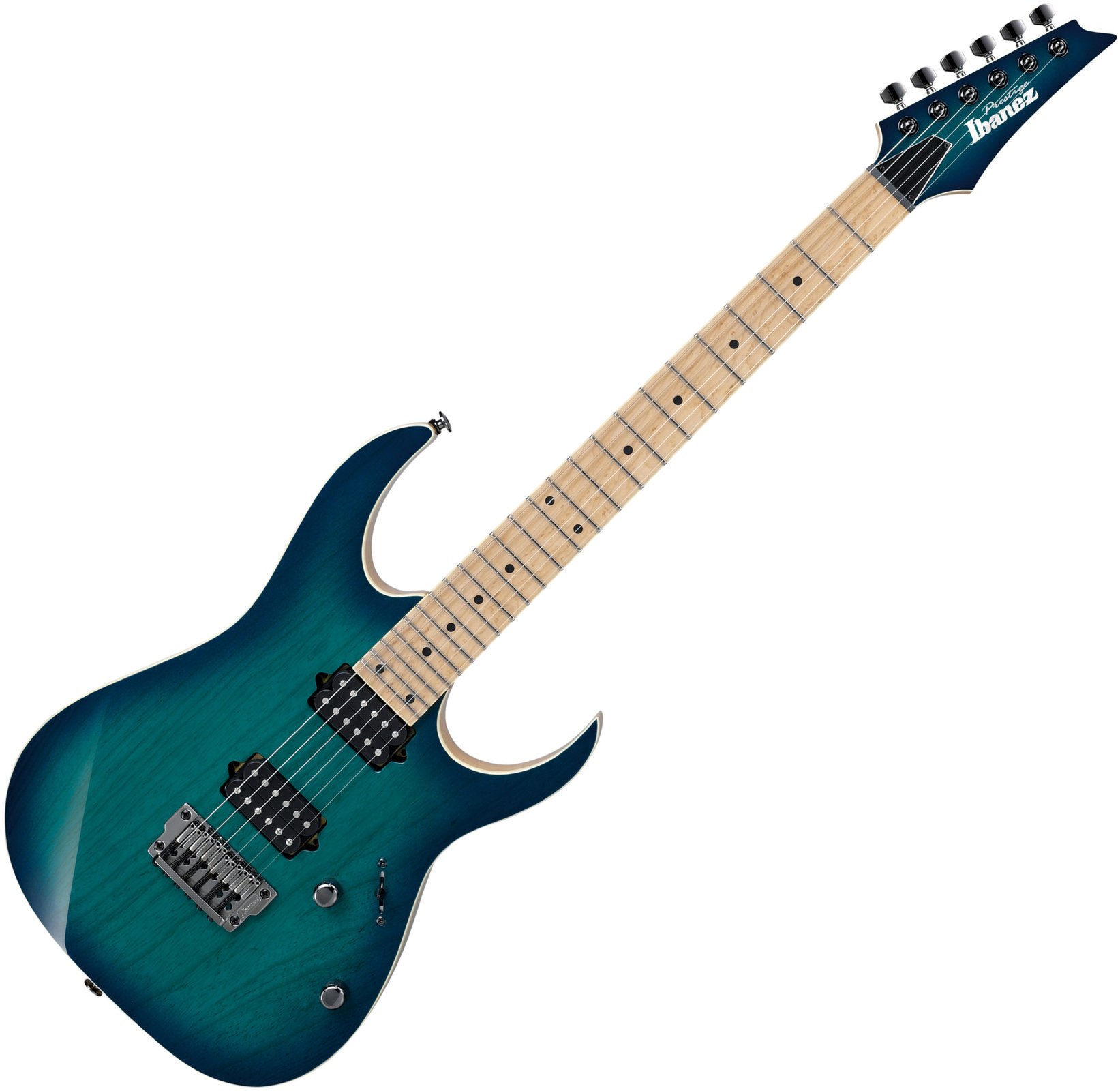 Guitarra eléctrica Ibanez RG652AHMFXNGB Nebula Green Burst