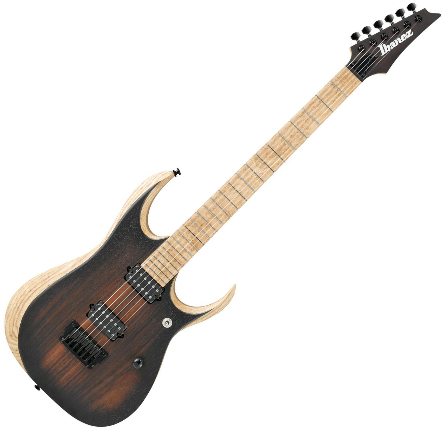 Elektrische gitaar Ibanez RGDIX6MRW Charcoal Brown Burst Flat