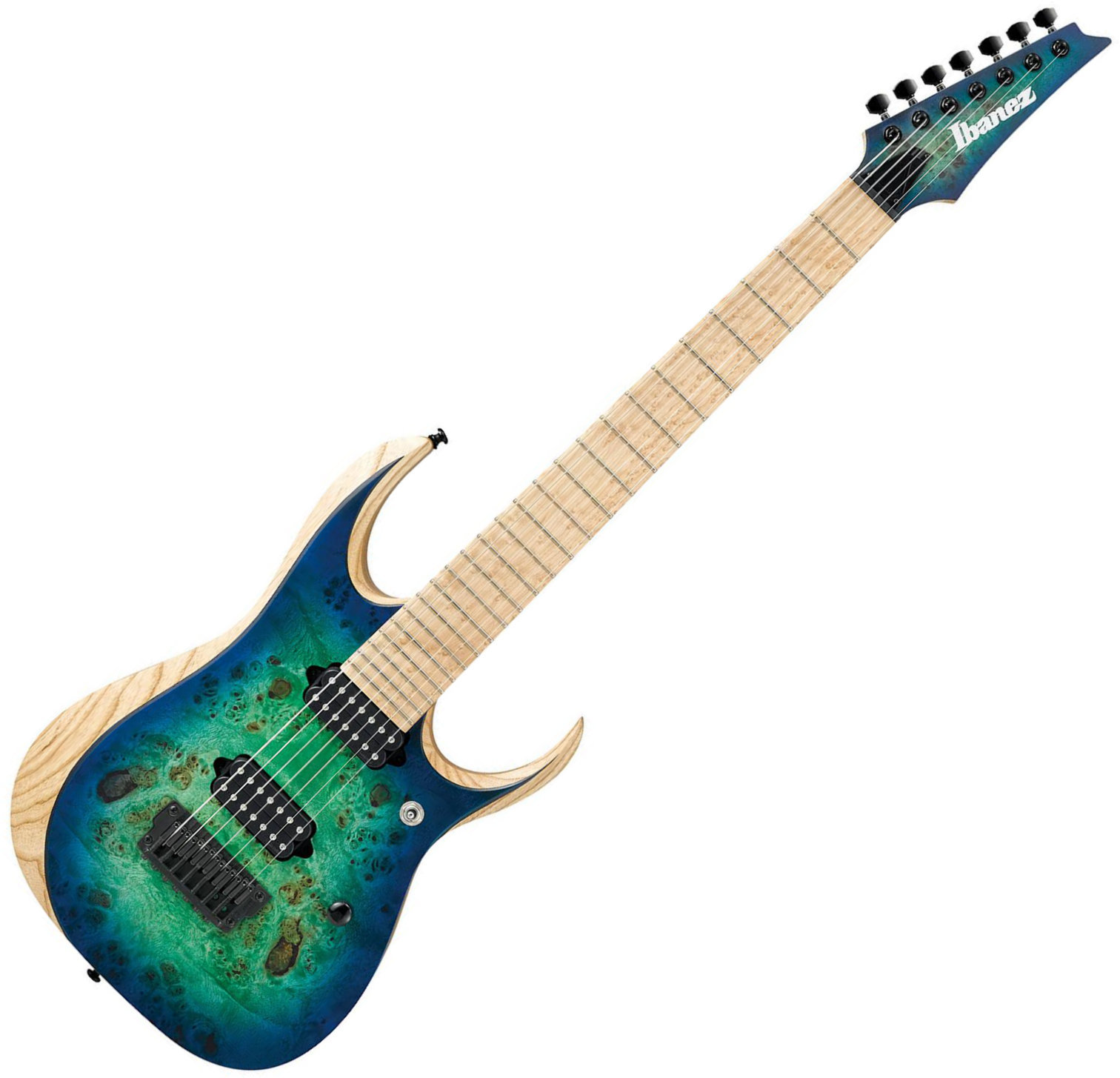 Guitarra elétrica de 7 cordas Ibanez RGDIX7MPB Surreal Blue Burst