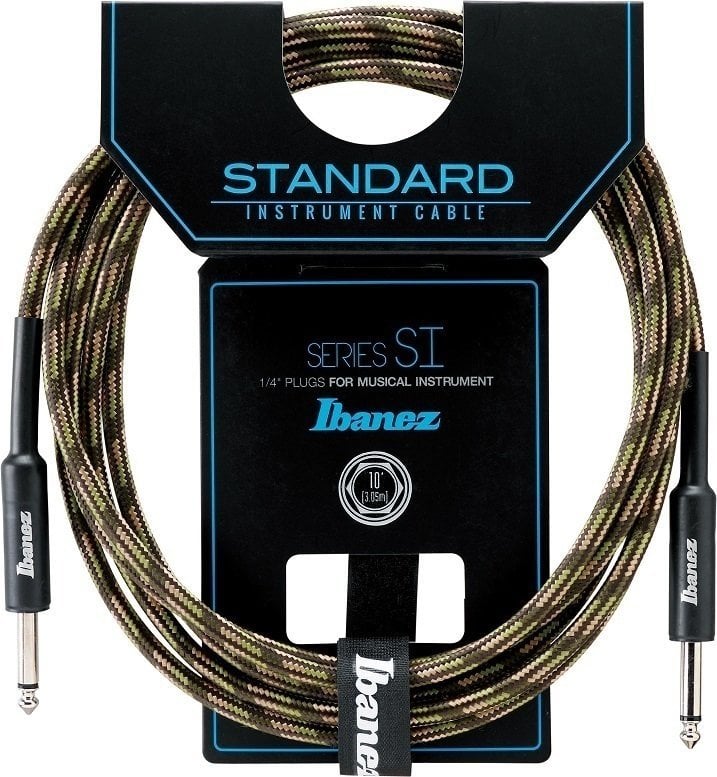 Instrument Cable Ibanez SI10-CGR Green 3 m Straight - Straight
