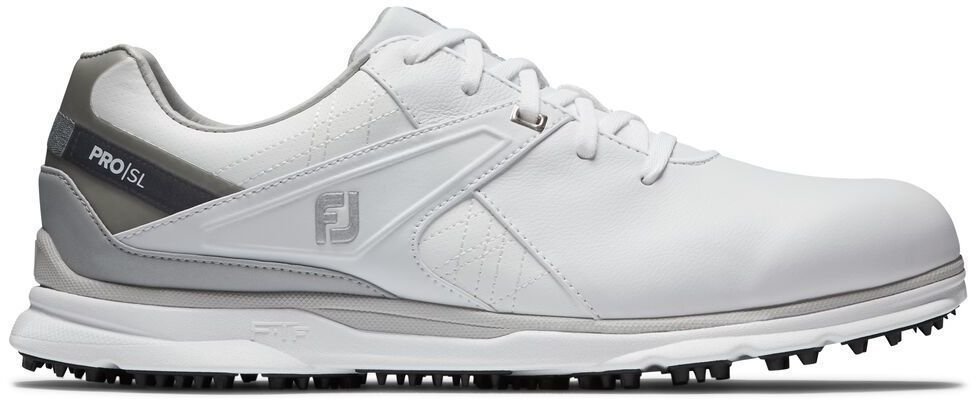 Férfi golfcipők Footjoy Pro SL White/Grey 43