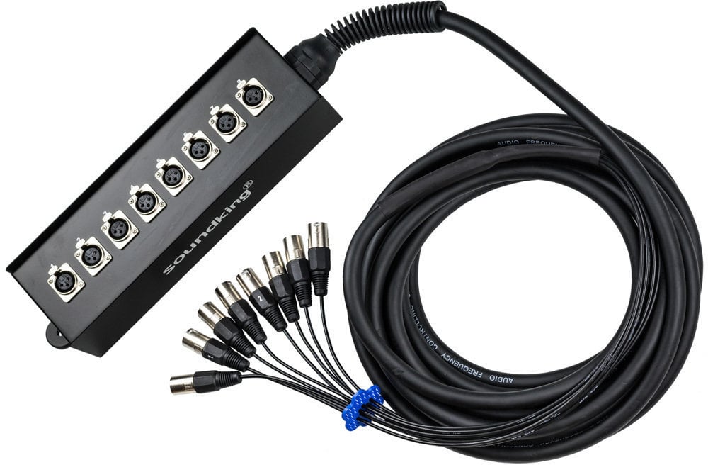 Cablu complet multicolor Soundking AH401-8 10 m